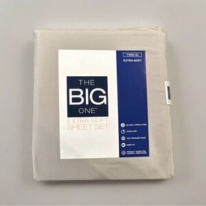 3 Pc Sheet Set Gray Size Twin XL 275 Thread Ct-NEW